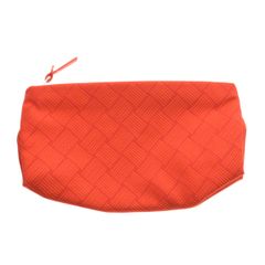 BOTTEGA VENETA イントレチャート ポーチ オレンジ BOTTEGA VENETA