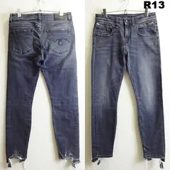 R13　BIKER BOY　W74cm　スキニーデニム　強 ストレッチ　イタリア製　レディース　W27　アールサーティーンのサムネイル