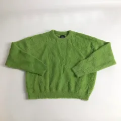 ディミトリブラック グリーン ファー ニット 3