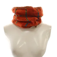 キャピタル kapital ニットネックウォーマー マルチカラー オレンジ オフホワイト /SS ■OS