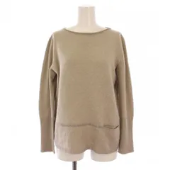 ファビアナ フィリッピ FABIANA FILIPPI ニット セーター 長袖 ウール シルク カシミヤ I40 ベージュ /BM