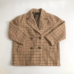 Les Petites 下 houndstooth ダブル コート