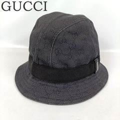 ✨美品✨ GUCCI シェリーライン GGキャンパス バケットハット Lサイズ