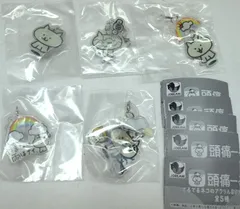 頭痛ーる てるてるネコのアクリル目印チャーム 全5種セット カプセルトイ フルコンプ