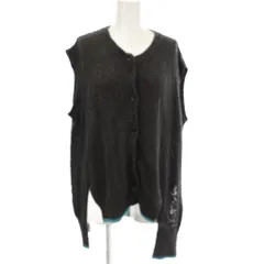 カシェット Cachette カーディガン ベスト サマーニット 02 グレー 肩開き 12317300 /JP