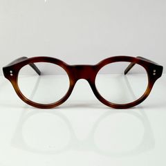 推定20年代 Dark Amber Round frame 推定20年代 Dark Amber Round frame - メルカリ