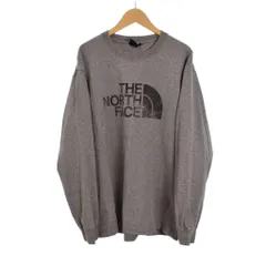 ザノースフェイス THE NORTH FACE オーガニックキャンプティー Tシャツ 長袖 ロンT ロゴ プリント L グレー NT82132