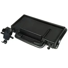 スズキ エブリイワゴン ダッシュボードトレイ DA17W DA17V 車内収納ボックス 3Dトレイ カー用品 携帯ホルダー スマホホルダー付き 360度回転のサムネイル