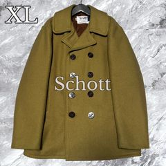 SIZE44 USA製 SCHOTT pコート キルティング 大きいサイズ 大きいサイズ Schott ショット ピーコート Pコート ウール ダブル