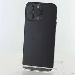 〔中古品〕 iPhone16 Pro Max 256GB ブラックチタニウム MYWG3J／A SIMフリー【377】
