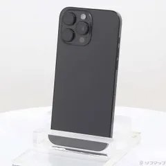〔中古品〕 iPhone16 Pro Max 256GB ブラックチタニウム MYWG3J／A SIMフリー【269】