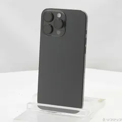 〔中古品〕 iPhone16 Pro Max 256GB ブラックチタニウム MYWG3J／A SIMフリー【349】
