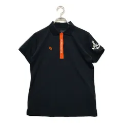 中古 レディース パーリーゲイツ PEARLY GATES 半袖ポロシャツ 1(M) 紺 ネイビー 春夏