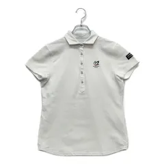 中古 レディース マスターバニーエディション MASTER BUNNY EDITION 半袖ポロシャツ 1(M) 白 ホワイト ストライプ