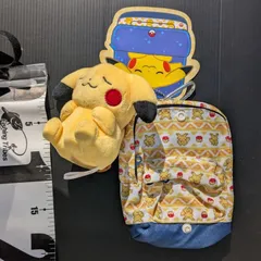 #ポケモン　#ピカチュウ　#リュック　#ぬいぐるみ　#ピカピカバッグ2018