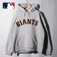90s MLB サンフランシスコ ジャイアンツ パーカー L 相当 グレー ワッペン ロゴ刺繍 ヴィンテージ Vintage ストリート オーバーサイズ スポーツミックス メジャー 野球 COOPERSTOWN COLLECTION 古着 F862のサムネイル