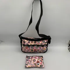 EF1211-11-2 LESPORTSAC レスポートサック ショルダーバッグ＆ポーチセット ピンク柄 ハート＆フラワー