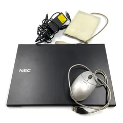 DS1 NEC ノートパソコン　PC-LZ550NSB-E3 液晶ディスプレイ　ブラック　コンパクト　軽量