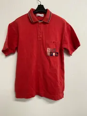 santa fe サンタフェ 赤ポロシャツ サイズ46 25WK0344