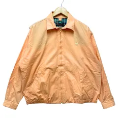 BROOKS BROTHERS コットン ジップブルゾン ジャケット 薄手 オレンジ系 サイズM 正規品 / B556
