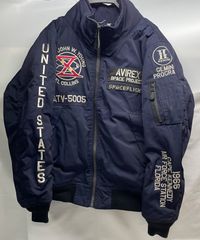 AVIREX GATV-5005 ネイビー ジャケット - メルカリ