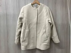 UNITED ARROWS green label relaxing SENTDALE WOOL その他コート　ノーカラーミドルコート　ベージュ　サイズ36