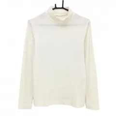 【超美品】キャロウェイ 長袖ハイネックシャツ 白 ネックラインストーンロゴ 表微起毛  レディース M ゴルフウェア Callaway