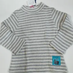 289 100cm 110cm 120cm 130cmキムラタンマザーグースmother goose長袖 Tシャツ ハイネックニットセーター未使用品