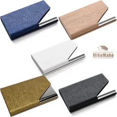 名刺ケース  名刺入れ メンズ レディース ステンレス製（５色展開）【MikoMako】