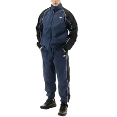 ニューバランス 上下セット メンズ Newbalance ウーブン ジャケット ロングパンツ 裏トリコット起毛 セットアップ スポーツウェア  裏起毛 トラックスーツ  あたたかい アウター 長ズボン 上下組  /AMJ53171-AMP53173-NN