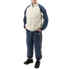 ニューバランス 上下セット メンズ Newbalance ウーブン ジャケット ロングパンツ 裏トリコット起毛 セットアップ スポーツウェア  裏起毛 トラックスーツ  あたたかい アウター 長ズボン 上下組  /AMJ53171-AMP53173-SH