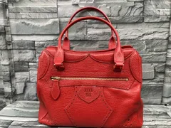 アナスイANNA SUI／ハンドバッグ／牛革／赤