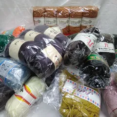 未使用．毛糸色々いっぱい！ 編み物 手芸 ハンドメイド 並太タイプ 使いかけ商品があります！ R005