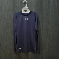 女の子児童 S 85 アンダーアーマー ヒートギア コンプレッション 長袖Tシャツ