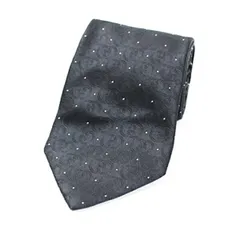 グッチ シルク ネクタイ GG柄 ドット 中古 Aランク GUCCI メンズ