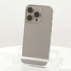 〔中古品〕 iPhone15 Pro 128GB ナチュラルチタニウム MTU93J／A SIMフリー【269】