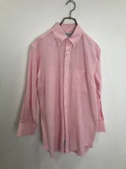 R00732｜Brooks Brothers ブルックスブラザーズ｜Pink ピンク｜長袖シャツ｜レディース｜L｜古着｜90S｜Y2K｜大人気｜一点物｜ヴィンテージ｜コットン｜リネン｜フォロー割あり