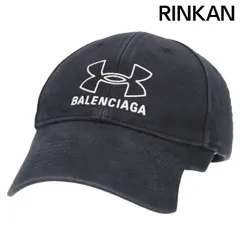 バレンシアガ  アンダーアーマー サイズ:S  25SS  8071454 10B2 ダブルネームキャップ 新古品 SB01 バレンシアガ ×アンダーアーマー UNDERARMOUR 25SS 8071454 10B2