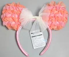 東京ディズニーリゾート カチューシャ フリル(ピンク・オレンジ)