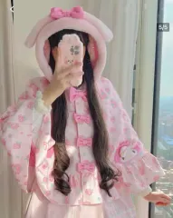 超レア :) マイメロディ 50周年 ポンチョ コート 姫ギャル 量産型 地雷系