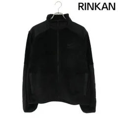 ステューシー  ナイキ サイズ:M  25AW  HQ8524-010 ロゴ刺繍フリースジップアップブルゾン 新古品 SB01 ステューシー ×ナイキ NIKE 25AW HQ8524-010 ロゴ刺繍フリースジップ