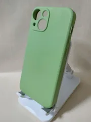 【簡易包装・未使用品】iPhone13mini 専用 シリコンケース グリーン■(ケース／カバー)スマホカバー■ストラップホールあり