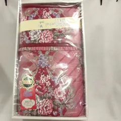 未使用 寝具 花柄 中綿 シングル ピンク新品 丸洗いOK 東洋紡 長期保管品 P447