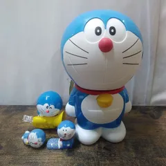 タクマ食品他 貯金箱 他「ドラえもん 貯金箱、おもちゃ、置物×2個、3個セット」 L021