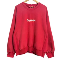 【美品】サイズ【L】シュプリーム Supreme 25SS／ Washed Box Logo Crewneck ／ウォッシュドボックスロゴクルーネックスウェット　 8065000227255