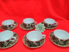 有田焼 古伊万里 仁祥窯 カップ＆ソーサー 金彩 5客 - メルカリ