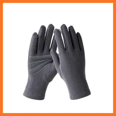 【新品】 [MITSUHA] 防寒手袋 グローブ 冬用 保温 裏起毛 滑り止め スマホ タッチパネル対応 自転車手袋 春秋冬用 暖かい 柔らか メンズ レディース アウトドア 登山 通勤通学（GRY） 0