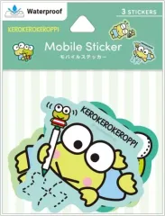 【中古】携帯サプライ けろけろけろっぴ モバイルステッカー3枚セット 「サンリオキャラクターズ」