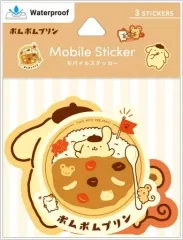 【中古】携帯サプライ ポムポムプリン モバイルステッカー3枚セット 「サンリオキャラクターズ」