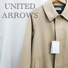 極美品 6(ROKU) BEAUTY&YOUTH UNITED ARROWS ユナイテッドアローズ ツイル バルカラー コート M メンズ 1255-186-0014-2350 M ベージュ  メンズ ファッション